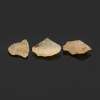 ColouredRocks 3pcs Libyan Desert Glass, Raw Golden Tektite Crystals, Loose - Image 2