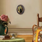 SIKOO Vintage Picture Frames 5x7 Oval Picture Frame Tabletop and Wall Mount - Image 4