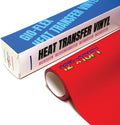 PU Heat Transfer Vinyl 12"×10ft Roll Red – HTV by GIO-FLEXHTVFashionMask