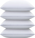 Piwaal Bed Pillows for Sleeping King Size Set of 4, Down Alternative Filling by Home