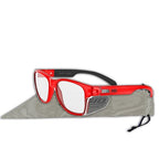MAGID Y50 Safety Glasses for Construction | Red Frame — 24-Pack, ANSI Z87.1+ - Image 3