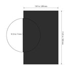 SHEUTSAN 8 Pack Black Acrylic Sheet, 11.8 x 7.87 x 1/8 Inch Plastic Board - Image 2