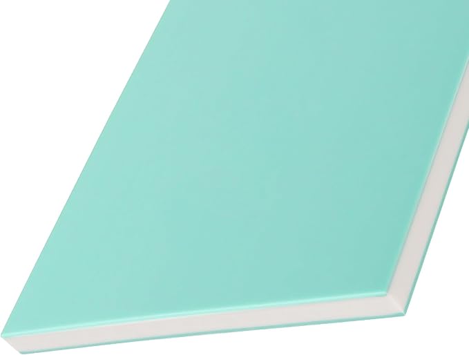 MOUYAT 10 Pack 4 x 6 Inch Green White Rubber Carving Blocks, Linoleum Block - Image 3
