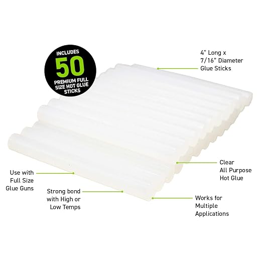 Surebonder Full Size All Purpose Clear 4" Hot Glue Sticks - Image 6