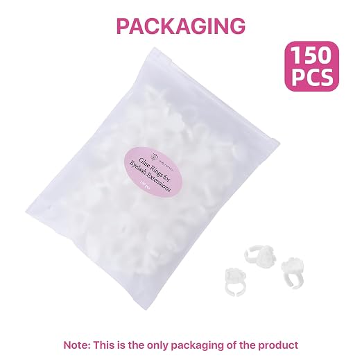 Pretty memory 150 Pcs Glue Rings - Image 7