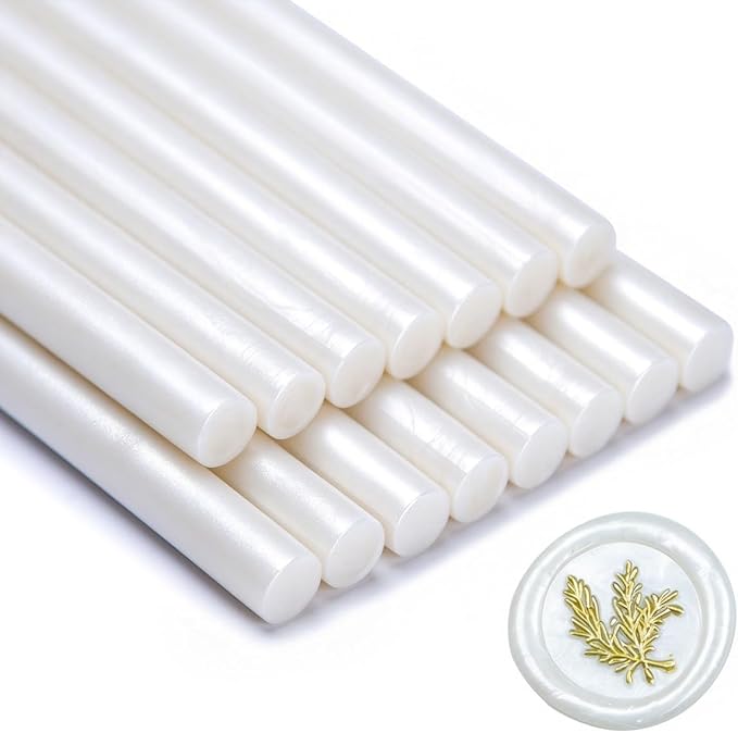 Wax Seal Stick, 15 Pieces Glue Gun Wax Seal Sticks by Zifospy