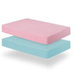 Biloban Pack and Play Sheets Fitted, 2 Pack Pack and Play Sheet Fits by Bilobanbabybedding