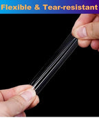 Ultra-Thin Double Sided Adhesive Tape 1.5Inch x 66Ft Transparent Sticky Tape - Image 6