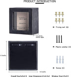 Freezing point Shadow Box Frame 5x5 Shadow Box Display Case Cabinet Picture - Image 5
