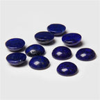 20pcs 8mm Natural Stone Lapis Lazuli Semicircle Smooth Cabochons Beads - Image 2
