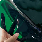 HYANG Blackish Green Solid Colors Transparent PVC Super Clear Holographic Vinyl - Image 2