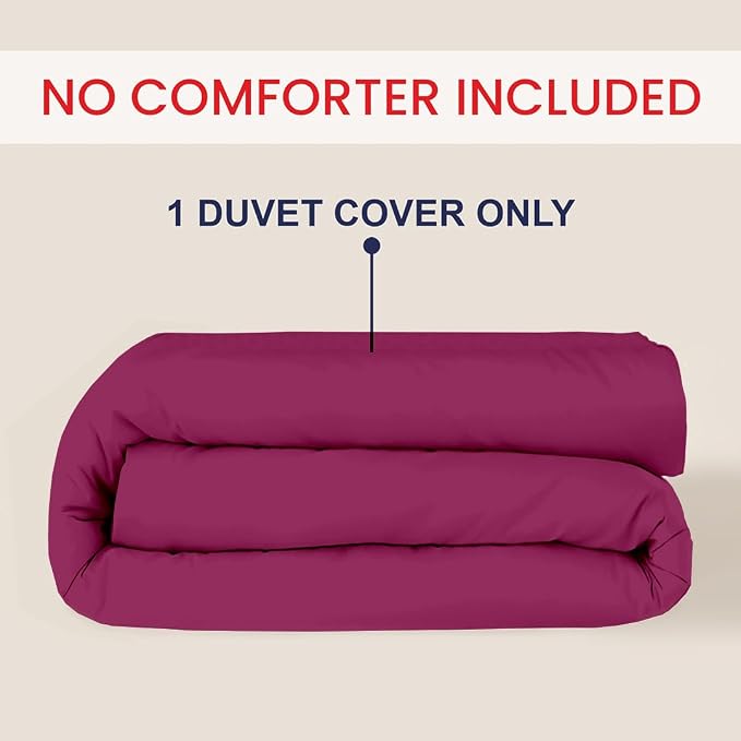 Kotton Culture 1 Pc Twin XL/Twin Duvet Cover Only-100% Egyptian Cotton 600 - Image 2