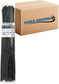 Kable Kontrol Cable Zip Ties Black 1, 175 Lbs Tensile Strength, Bulk Pack by KABLEKONTROL%C2%AE
