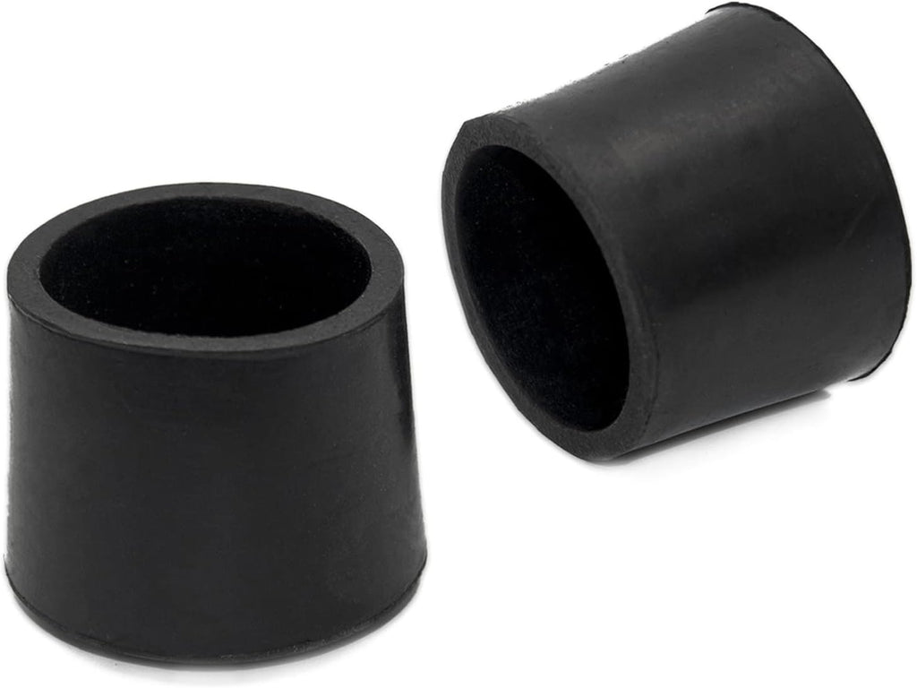 Flyshop Furniture Table Covers Non-Slip Heavy Duty Rubber Leg Tips Chair Leg Caps Floor Protectors Round Black 4PCS Size 38mm, 1-1/2"