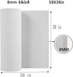 AMZQNART EVA Foam, Cosplay Foam Roll, Size 8mm Thick 39×59in Suitable - Image 2