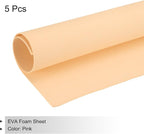 MECCANIXITY EVA Foam Sheets Beige 35.4 Inch x 19.7 Inch 2mm Thick Crafts Foam - Image 3