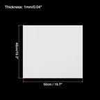 MECCANIXITY EVA Foam Sheets White 19.7 Inch x 19.3 Inch 1mm Thick Crafts Foam - Image 2