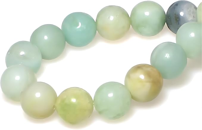 MJDCB Natural Stone Beads Multicolor Amazonite Round Loose Beads - Image 2