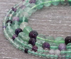 Zenkeeper 108 Pcs Rainbow Fluorite Beads - Image 2