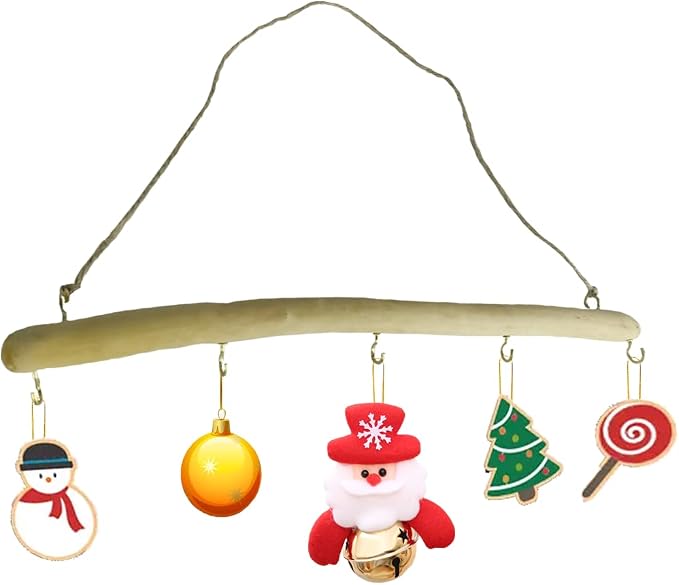 15 inch Natural Driftwood Decorative Branches Wall Hanging Jewelry Organizers - Image 2