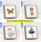5x5 Small Shadow Box Frame Display Case, Display Case Box - Image 6