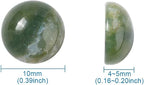 FASHEWELRY 50Pcs Natural Indian Agate Cabochons Flat Back Gemstone Cabochons - Image 6