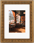 Golden State Art, 9X12 Ornate Finish Photo Frame by GoldenStateArt
