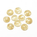 FASHEWELRY 50Pcs Synthetic Smoky Quartz Cabochons Flat Back Gemstone Cabochons by FASHEWELRY