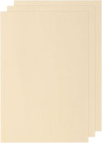 MECCANIXITY 3pcs Basswood Sheets 6 x 4 x 5/64 Inch Unfinished Wood Boards by MECCANIXITY