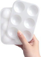 Tamaki 8 PCS Plastic Paint Tray Palettes, DIY Craft and Art Painting by Tamaki