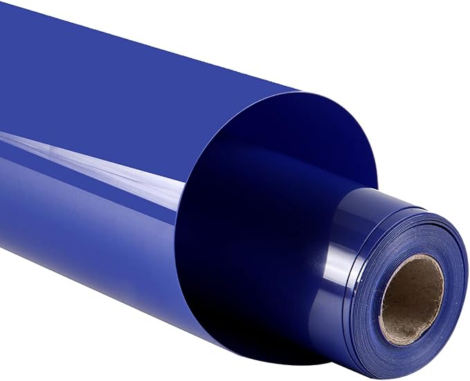 guangyintong Heat Transfer Vinyl Blue HTV Rolls, Glossy Surface Blue HTV Vinyl by guangyintong