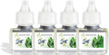 Scent Fill Green Clover & Aloe Plug in Air Freshener, 4 Scented Oil Refills