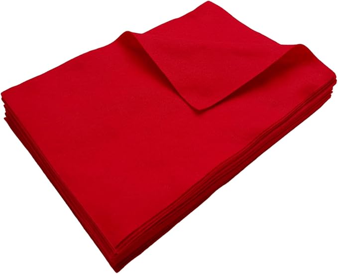 Jtnohx Color Felt, Soft Felt Sheets, 1.4mm Thick 8"x12" Handicraft Felt Fabrics by Jtnohx