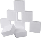 AMZQNART 8pcs 4x4x2in Craft Foam Blocks White by AMZQNART