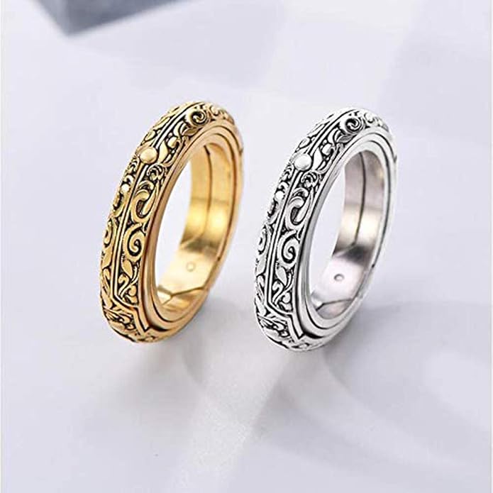 JAJAFOOK Astronomical Sphere Ball Deformation Ring Cosmic Finger Ring Lover - Image 2