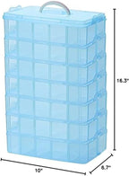 Sooyee 7 Layers Stackable Storage Container, 70 Adjustable Compartments - Image 7