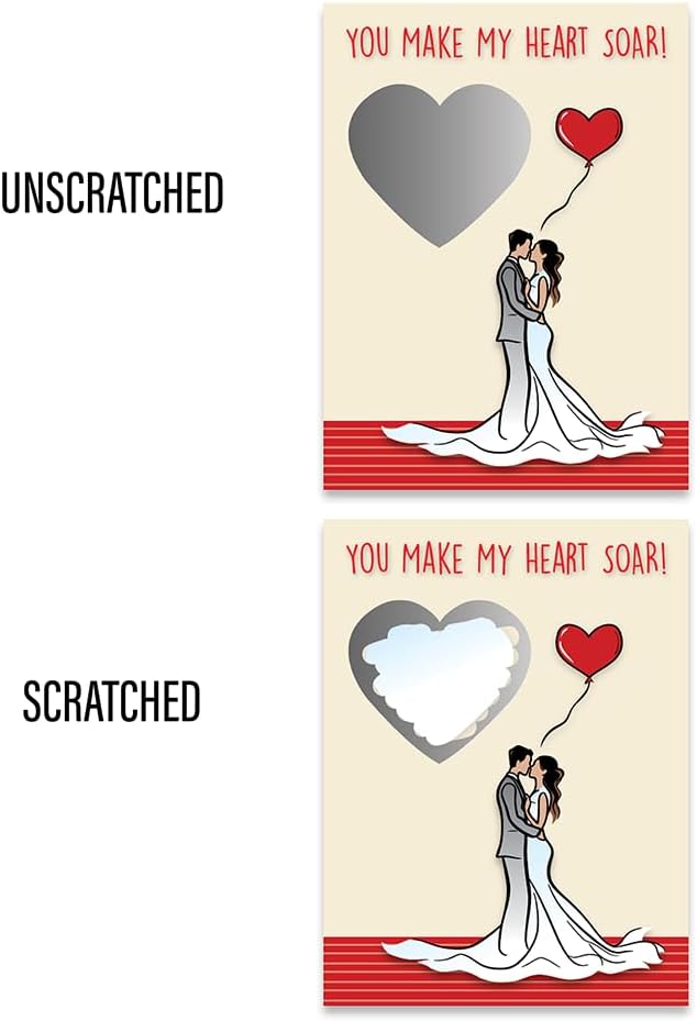 My Scratch Offs 20 Pack You Make My Love Soar DIY Make Your Own Scratch Off - Image 3