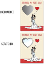 My Scratch Offs 20 Pack You Make My Love Soar DIY Make Your Own Scratch Off - Image 3