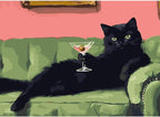 GEMFAMILY Black Cat Paint by Numbers Kit by Unknown