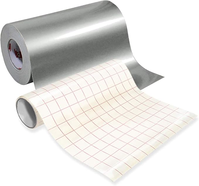 ORACAL 651 Gloss Silver Metallic Adhesive Craft Vinyl by Orafol