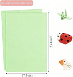 100 Sheets Large Green Craft Paper - Image 2