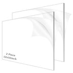 2 Pieces 1/8" Thick Acrylic Sheets, Plexiglass Sheets, Photo Frames by ADTDA