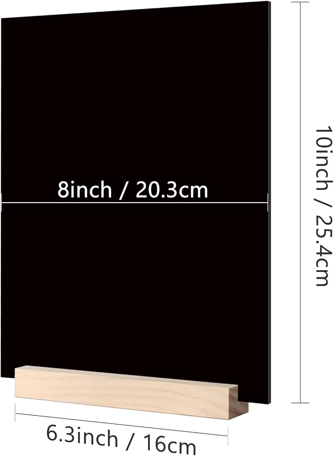 8x10 Inch Black Acrylic Sign - Image 2