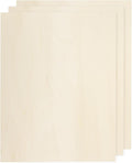MECCANIXITY 3pcs Basswood Sheets 6 x 8 x 3/16 Inch Unfinished Wood Boards by MECCANIXITY