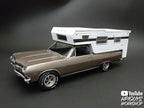 AMT 1965 Chevy El Camino w/Camper 1:25 Scale Model Kit - Image 7