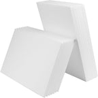 AMZQNART 15pcs 17x11x0.5in Craft Foam Blocks White by AMZQNART