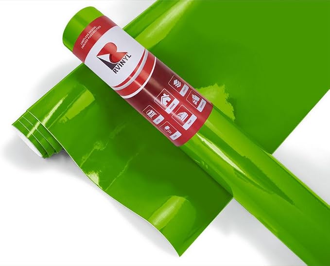 3M Apple Green Cast Adhesive Vinyl 12in x 5ft by Rvinyl