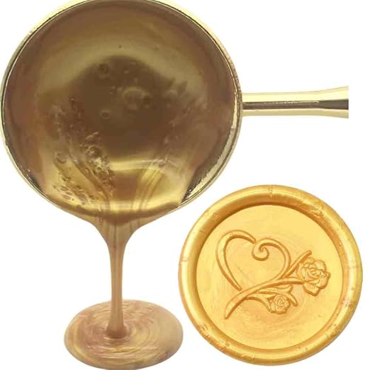 300Pcs Gold Sealing Wax Beads, Vintage Wax Seal Beads - Image 2