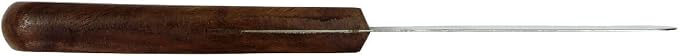 HTS 316S7 7" Small Wood Handle Stainless Steel Palette Knife - Image 2