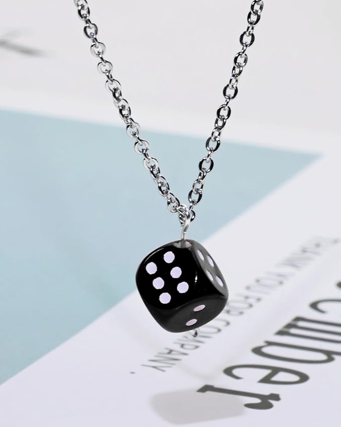 Tupalizy 10mm Acrylic Dice Beads Small 6 Sided Dice Charms - Image 5